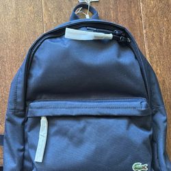 Lacoste backpack navy blue new