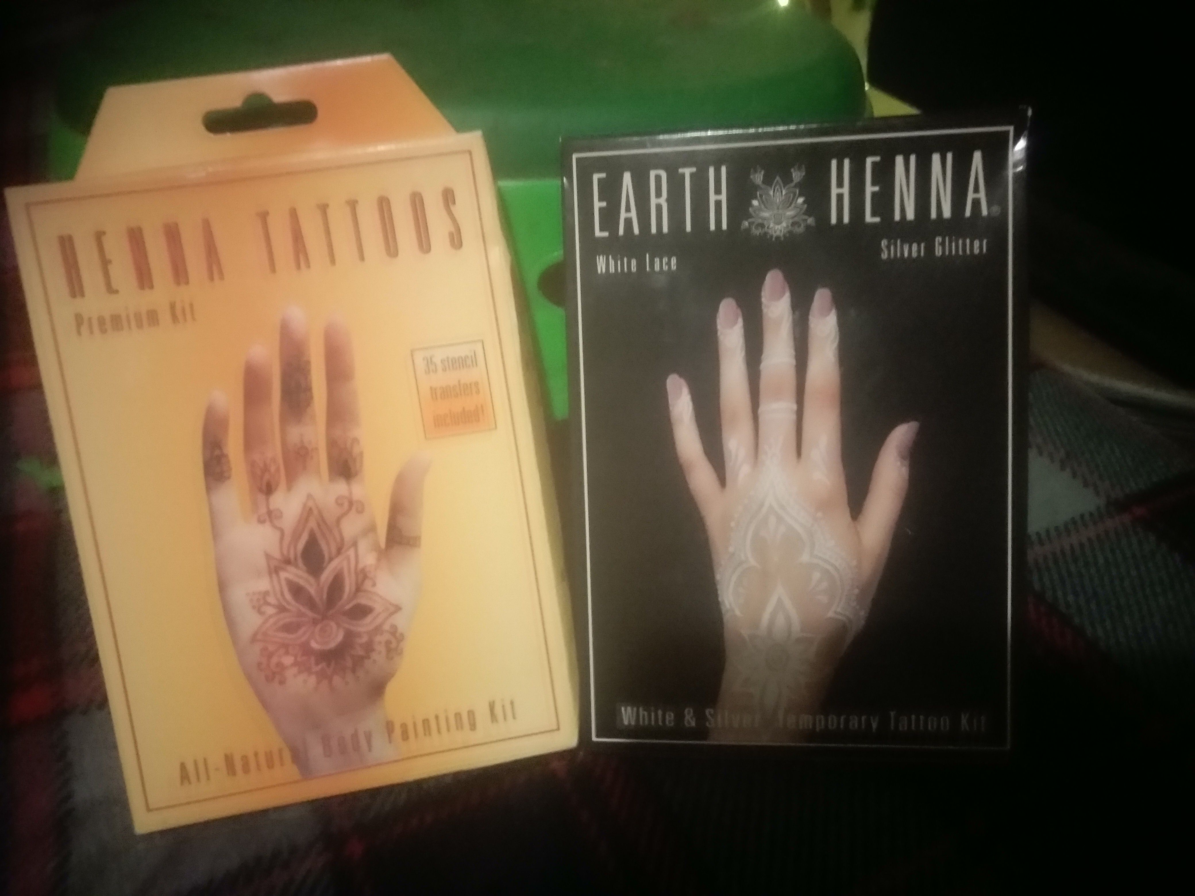 Henna Tattoos All Natural Body Painting Kits