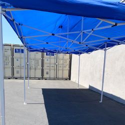 (NEW) $185 Heavy Duty 10x20 ft Ez Popup Canopy Tent Instant Shade w/ Carry Bag Rope Stake, 4 Colors