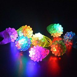 Led Jelly Bumpy Ring 72 pcs