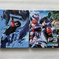 Persona 3 Reload Custom made G2 Steelbook/SteelUp Case PS4/PS5/Xbox, No Game