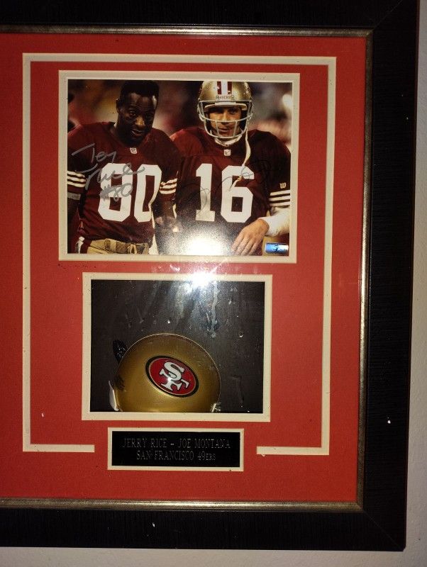 SF 49ers Jerry Rice And Joe Montana