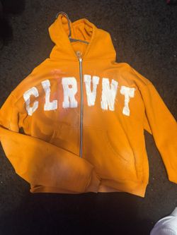 Orange Clairvoyant hoodie