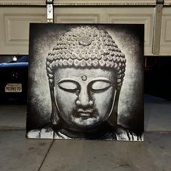 Buddha wood frame