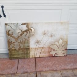 Printed Canvas Wall Art- h 30 in × w 50 in
