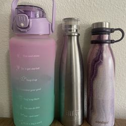 Set of 3 Water Bottles