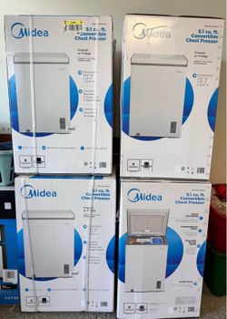 Midea 5.1 cu. ft. Convertible Chest Freezer