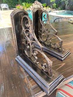 Ornate School Book Ends