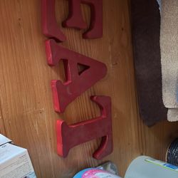 Wood Letters