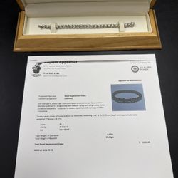 Diamond Tennis Bracelet 6.5” 8.47ct Natural 