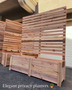 Cedar planter boxes. Built to order!