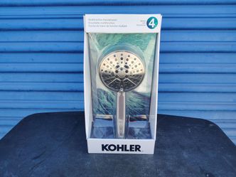Multifuncion hand shower sprayer 4 patterns brush nickel Kohler