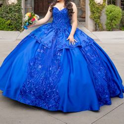 Royal Blue QUINCE DRESS