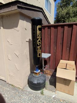 Standing kickboxing stand
