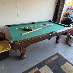 Eastpoint Sports Masterton Billiard Pool Table - 87 Inch – Perfect For Family Game Room (USED)