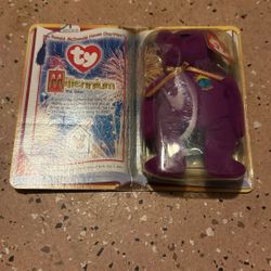 TY Millennium bear Still In Case