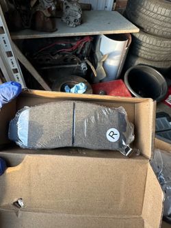 Front brake pads and rotors