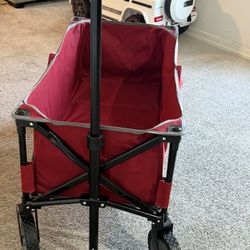 Red ULINE Utility Wagon 