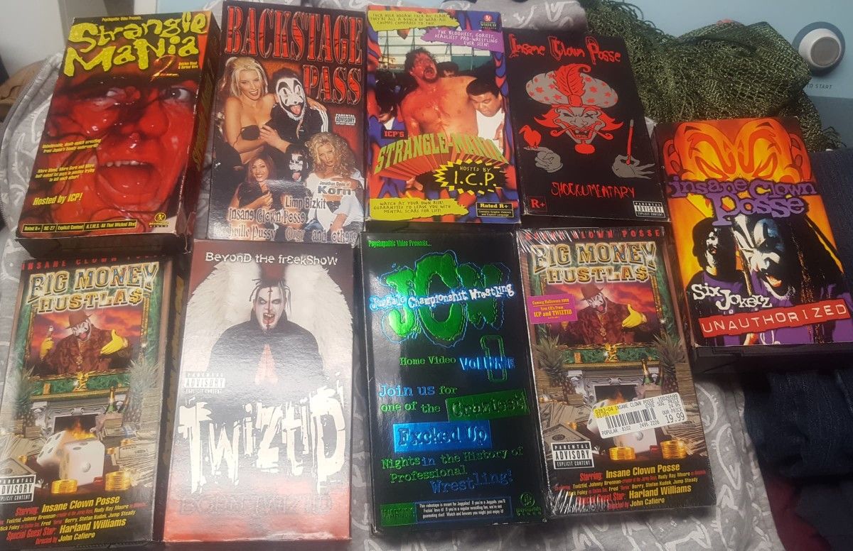 Insane clown posse VHS lot