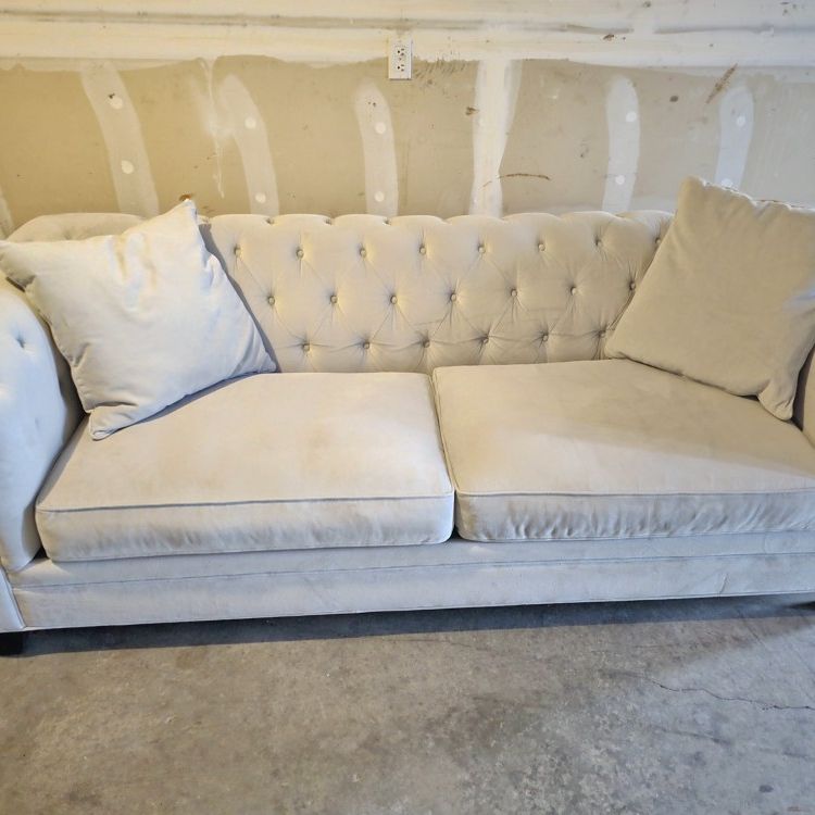 Suede Sofa