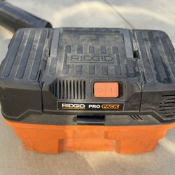 Rigid Pro Pack Wet & Dry Shop Vac Vacuum Portable 