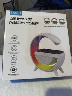 LED Wireless Charging Station 
