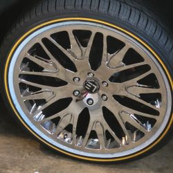24's On Vogue Tires Brand New 