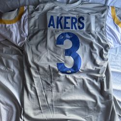 Cam Akers Signed Los Angeles Rams Jersey Beckett Authentication 