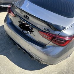 Infiniti Q50 Spoiler Gloss Black