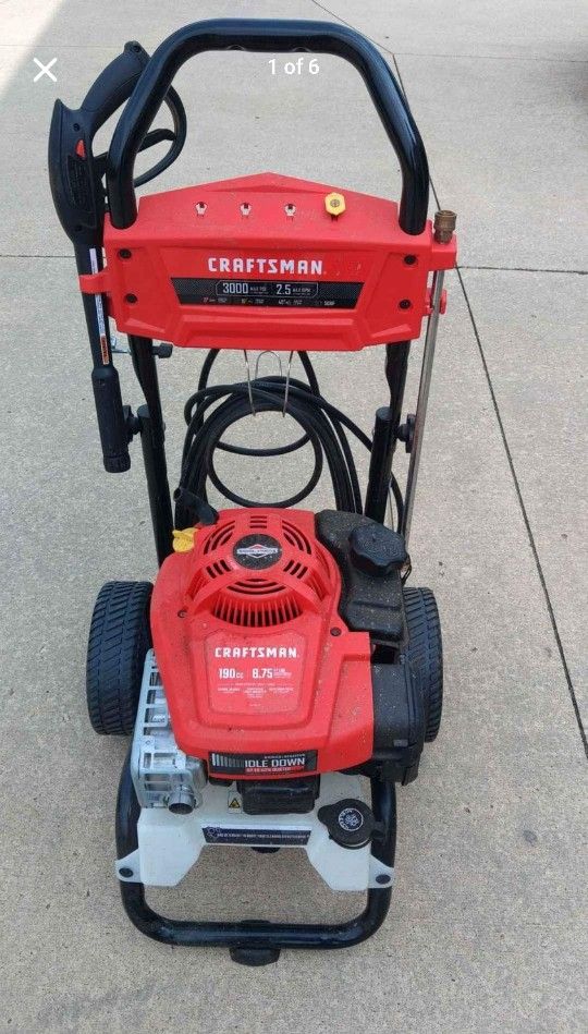 Craftsman Pressure Washer 3000 Max PSI