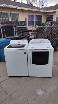Washer and gas dryer