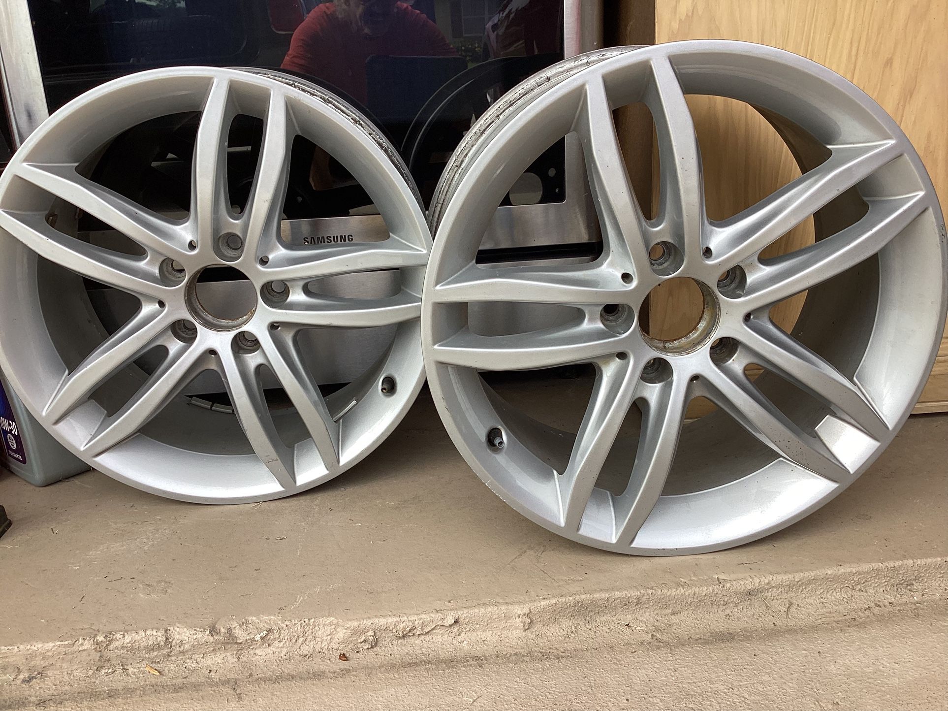 Four(4) Mercedes Rims 17” With One Michelin Tire 245/45R17, In Excellent Condition, No Scratch Or Curbs Damage Asking $300. All