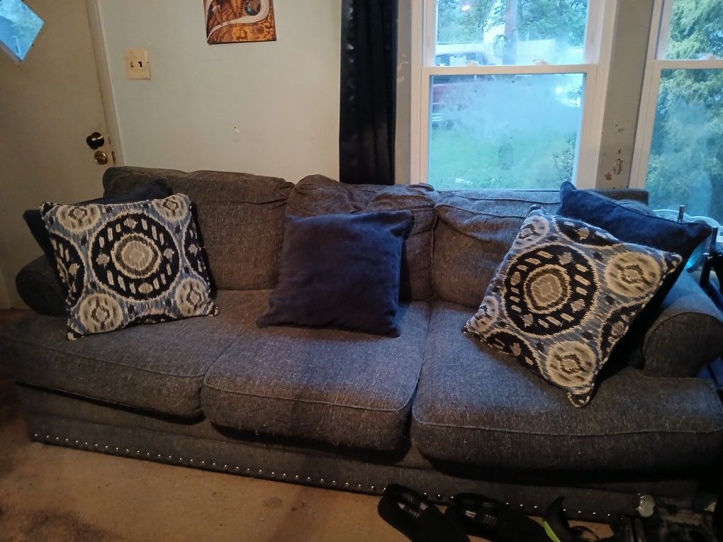 Matching Sofa And Loveseat.