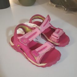Pink Slightly Used Stride Rite Girl's Pair Sandals Size 9M