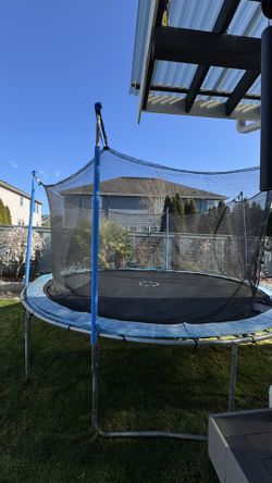 Trampoline with Safety Net - $90