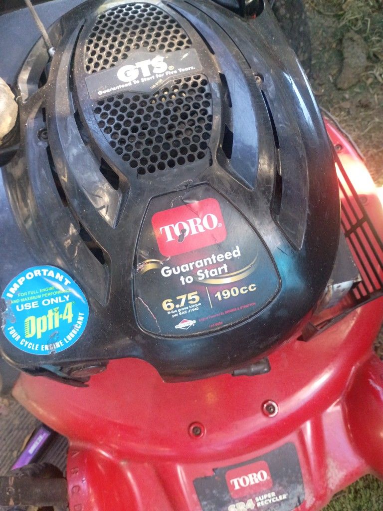 Toro Self Propelled Lawn Mower 