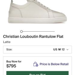 Christian Louboutin Rantulow Flat $250 OBO 