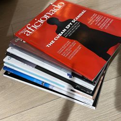 2001-2002 Cigar Aficionado Magazines 