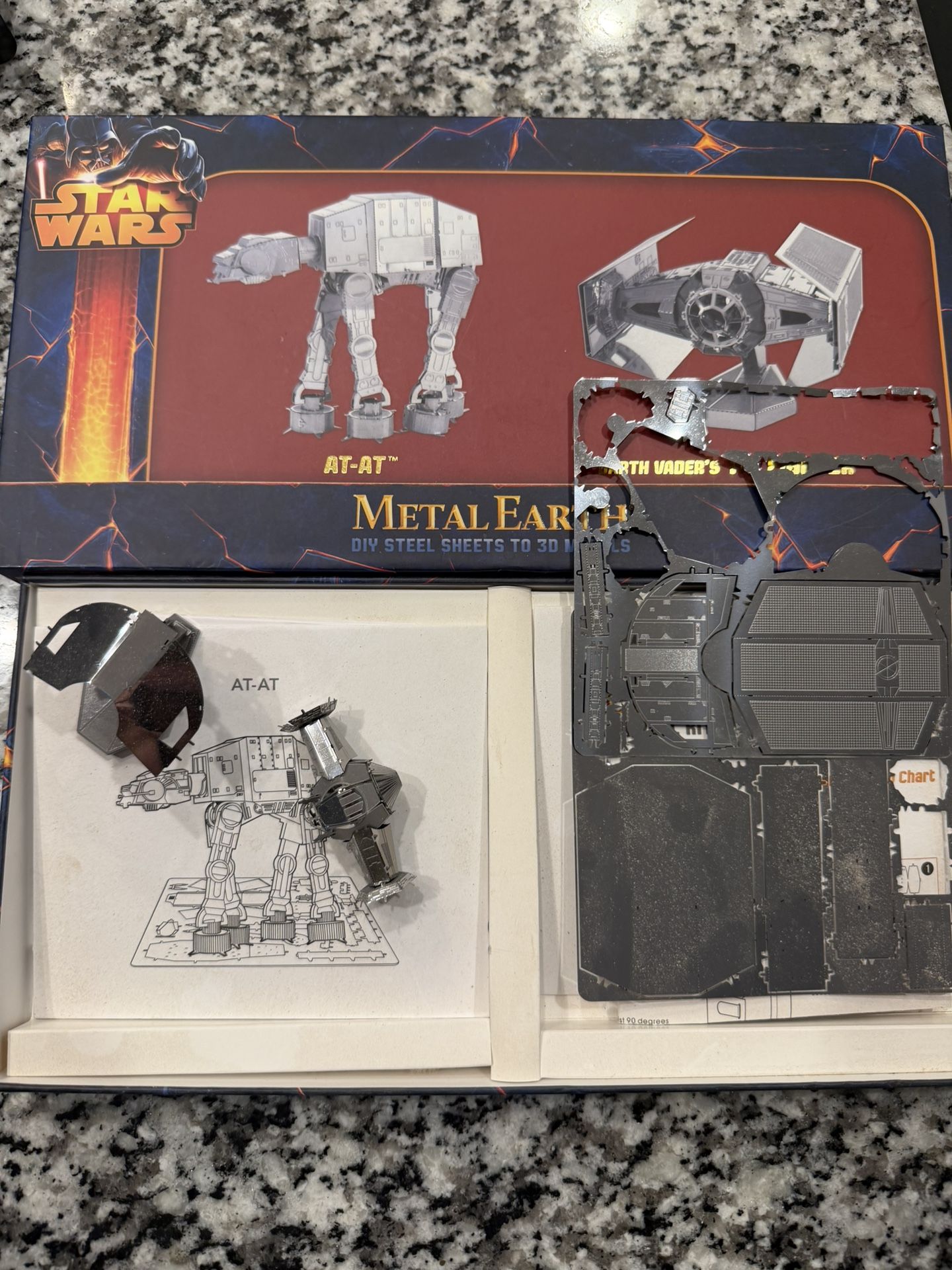 Rare! Star Wars Metal Earth DIY Sheets To 3d Models Collectors Vintage