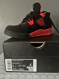 Jordan 4 Retro Black And Red 