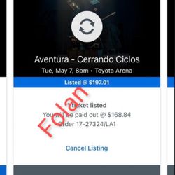 Aventura Concert Tickets For Sale 