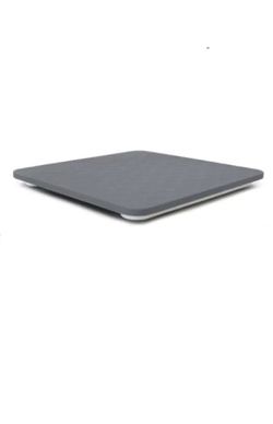 Designer Bathroom Scale with Textured Silicone Cover Gray -Greater Goods