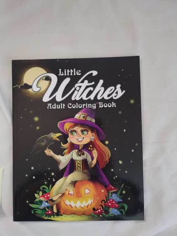 Little Witches Coloring Book