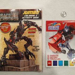 Transformers Coloring Book & Paint Book 