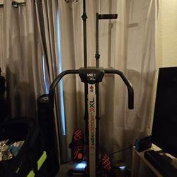 MaxiClimber XL 2000 with MaxiSport Protective Mat and Cross Crawl Handle Bars