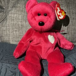 TY 1998 Very Rare Valentina Beanie Baby with Multiple Errors