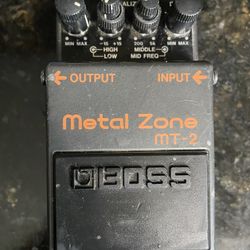 Boss MT-2 Metal Zone Distortion - 2002 Taiwan Era