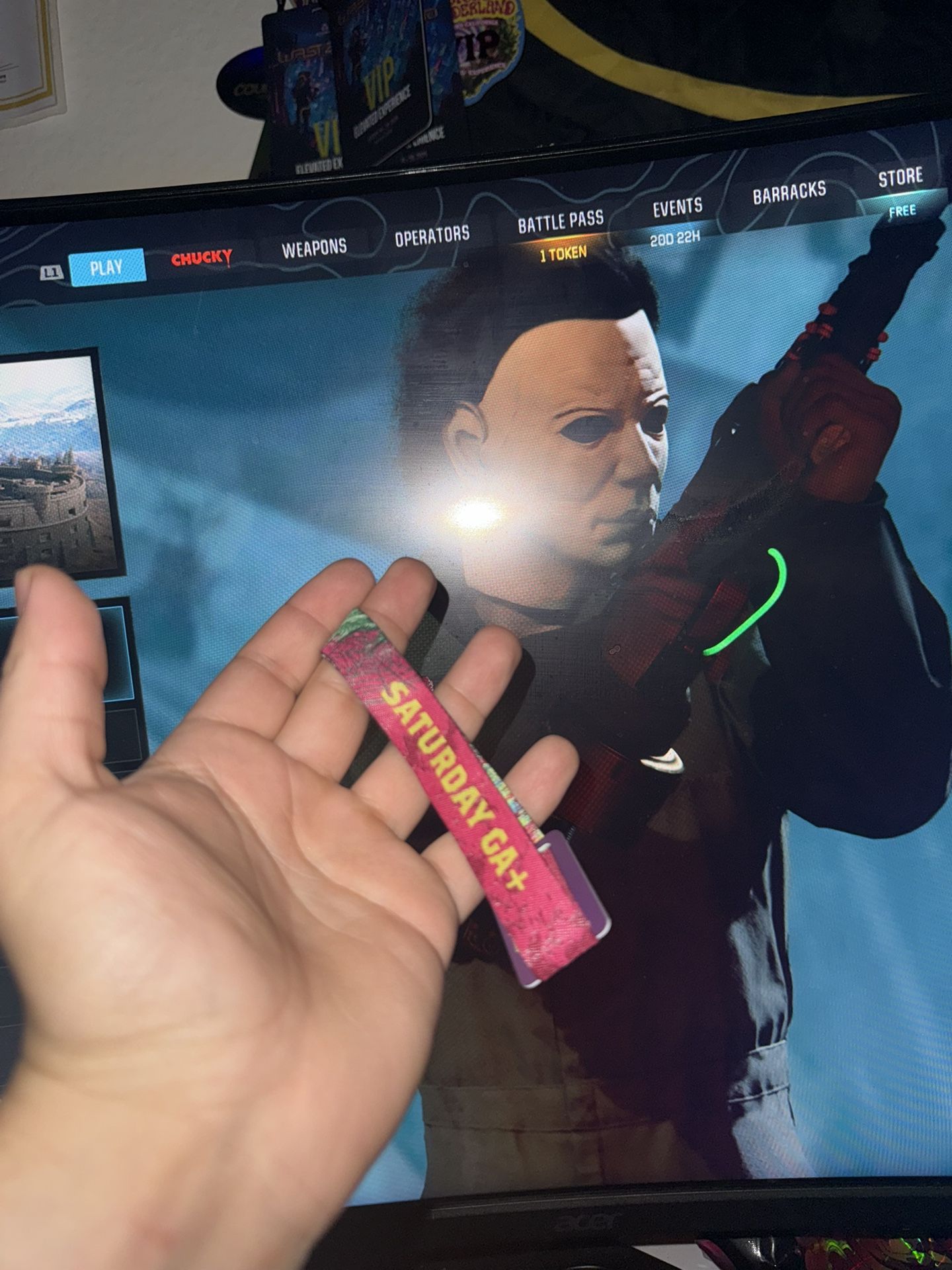 ESCAPE HALLOWEEN SATURDAY ONLY GA+ WRISTBAND