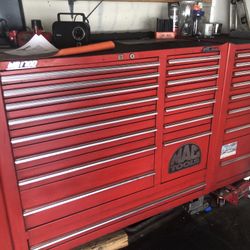 Great Condition Two Tool Boxes With Max And Snap On Tools Included