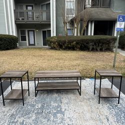 3-piece coffee table